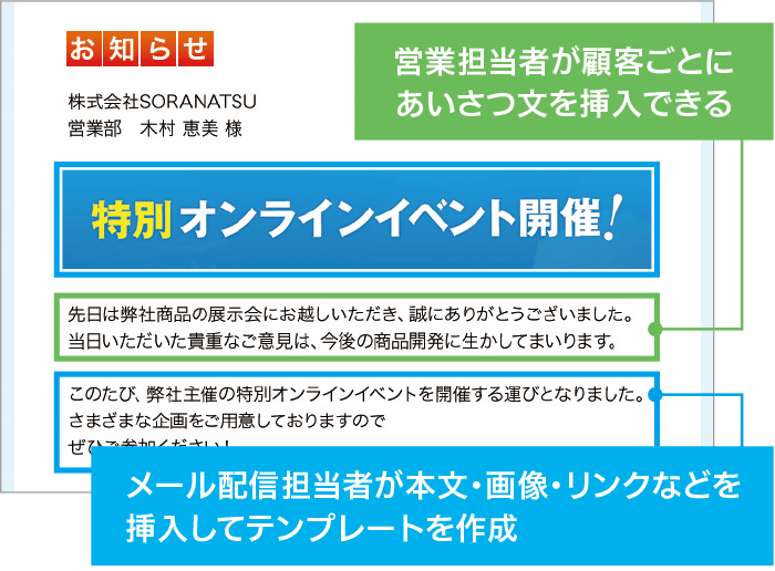 やるべきタスクが明確なイベント登録画面